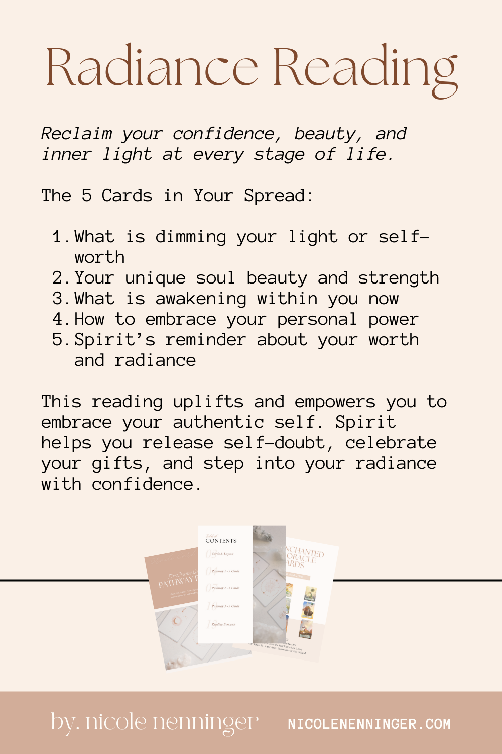radiance oracle card reading