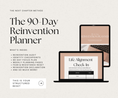The 90-Day Reinvention Planner
