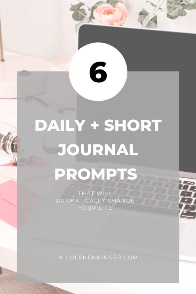 Journal prompts that use inspiration and gratitude for self care, reflection, and manifestation.